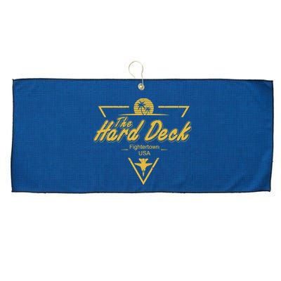 The Hard Deck Bar Large Microfiber Waffle Golf Towel