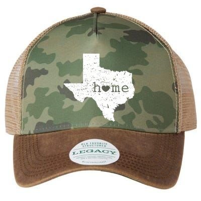 Texas Home Distressed Tx Map With Heart Legacy Tie Dye Trucker Hat