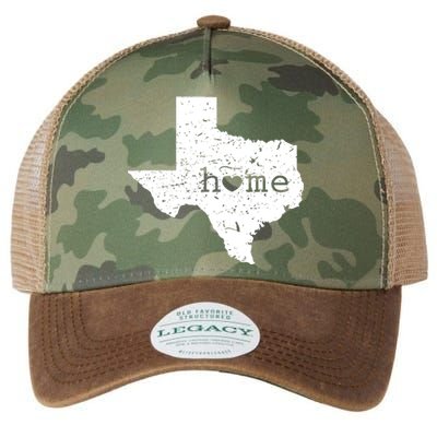 Texas Home Distressed Tx Map With Heart Legacy Tie Dye Trucker Hat