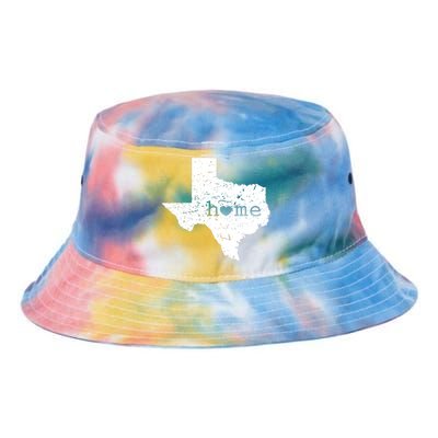 Texas Home Distressed Tx Map With Heart Tie Dye Newport Bucket Hat