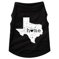 Texas Home Distressed Tx Map With Heart Doggie Tank