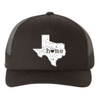 Texas Home Distressed Tx Map With Heart Yupoong Adult 5-Panel Trucker Hat