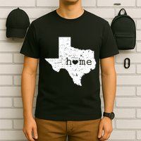 Texas Home Distressed Tx Map With Heart T-Shirt