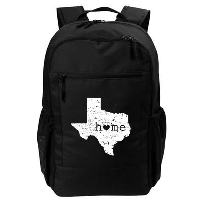 Texas Home Distressed Tx Map With Heart Backpack