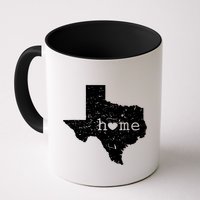 Texas Home Distressed Tx Map With Heart Mug