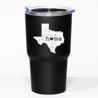 Texas Home Distressed Tx Map With Heart Tumbler