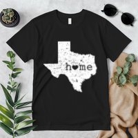 Texas Home Distressed Tx Map With Heart Premium T-Shirt
