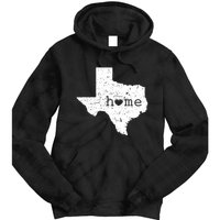 Texas Home Distressed Tx Map With Heart Tie Dye Hoodie