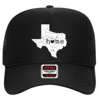 Texas Home Distressed Tx Map With Heart Trucker Hat