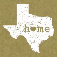 Texas Home Distressed Tx Map With Heart Garment-Dyed Women's Muscle Tee