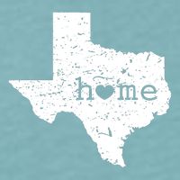 Texas Home Distressed Tx Map With Heart Sueded Cloud Jersey T-Shirt