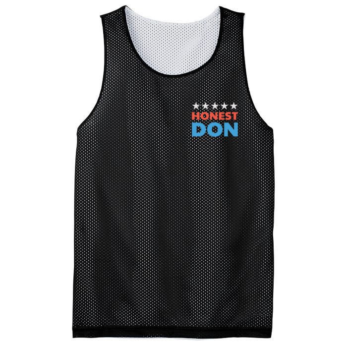 Trump Honest Don 2024 Funny Mesh Reversible Basketball Jersey Tank