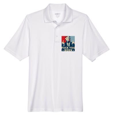 Trump Hope Design Fuck You Biden Men's Origin Performance Piqué Polo