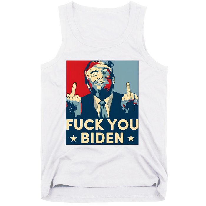 Trump Hope Design Fuck You Biden Tank Top