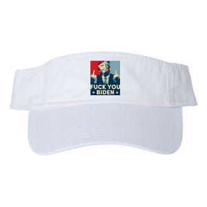 Trump Hope Design Fuck You Biden Valucap Bio-Washed Visor