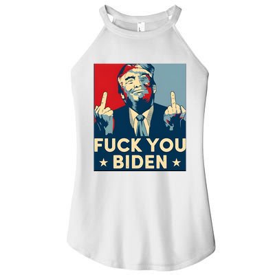 Trump Hope Design Fuck You Biden Women’s Perfect Tri Rocker Tank