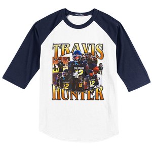 Travis Hunter Design 90s Graphic Funny Baseball Sleeve Shirt