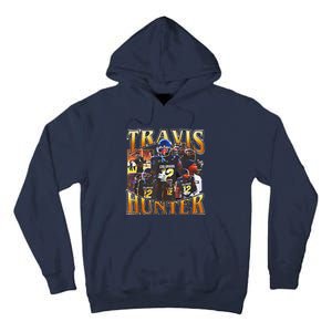 Travis Hunter Design 90s Graphic Funny Tall Hoodie