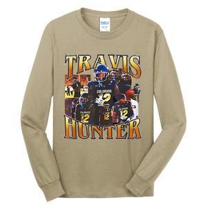 Travis Hunter Design 90s Graphic Funny Tall Long Sleeve T-Shirt