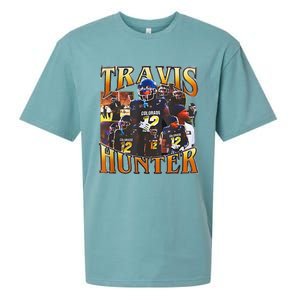 Travis Hunter Design 90s Graphic Funny Sueded Cloud Jersey T-Shirt