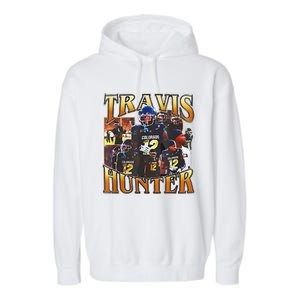 Travis Hunter Design 90s Graphic Funny Garment-Dyed Fleece Hoodie