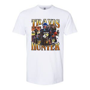 Travis Hunter Design 90s Graphic Funny Softstyle CVC T-Shirt