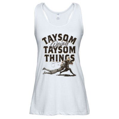 Taysom Hill Doing Taysom Hill Things Football Team Ladies Essential Flowy Tank