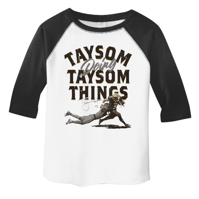 Taysom Hill Doing Taysom Hill Things Football Team Toddler Fine Jersey T-Shirt