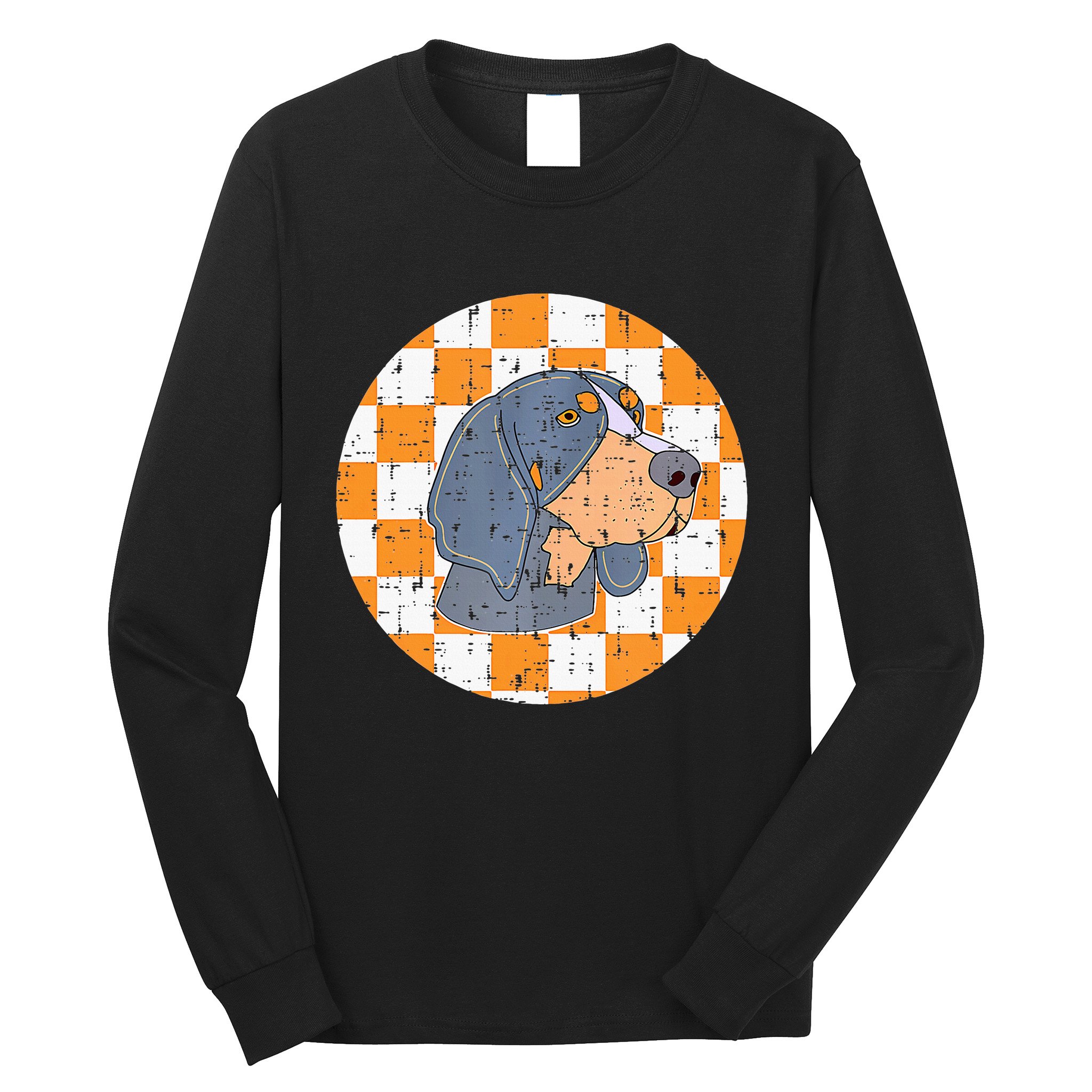 Tennessee Hound Dog Costume Tn Design Throwback Knoxville Long Sleeve Shirt