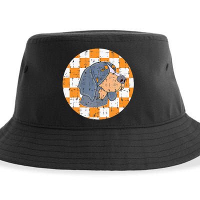 Tennessee Hound Dog Costume Tn Design Throwback Knoxville Sustainable Bucket Hat