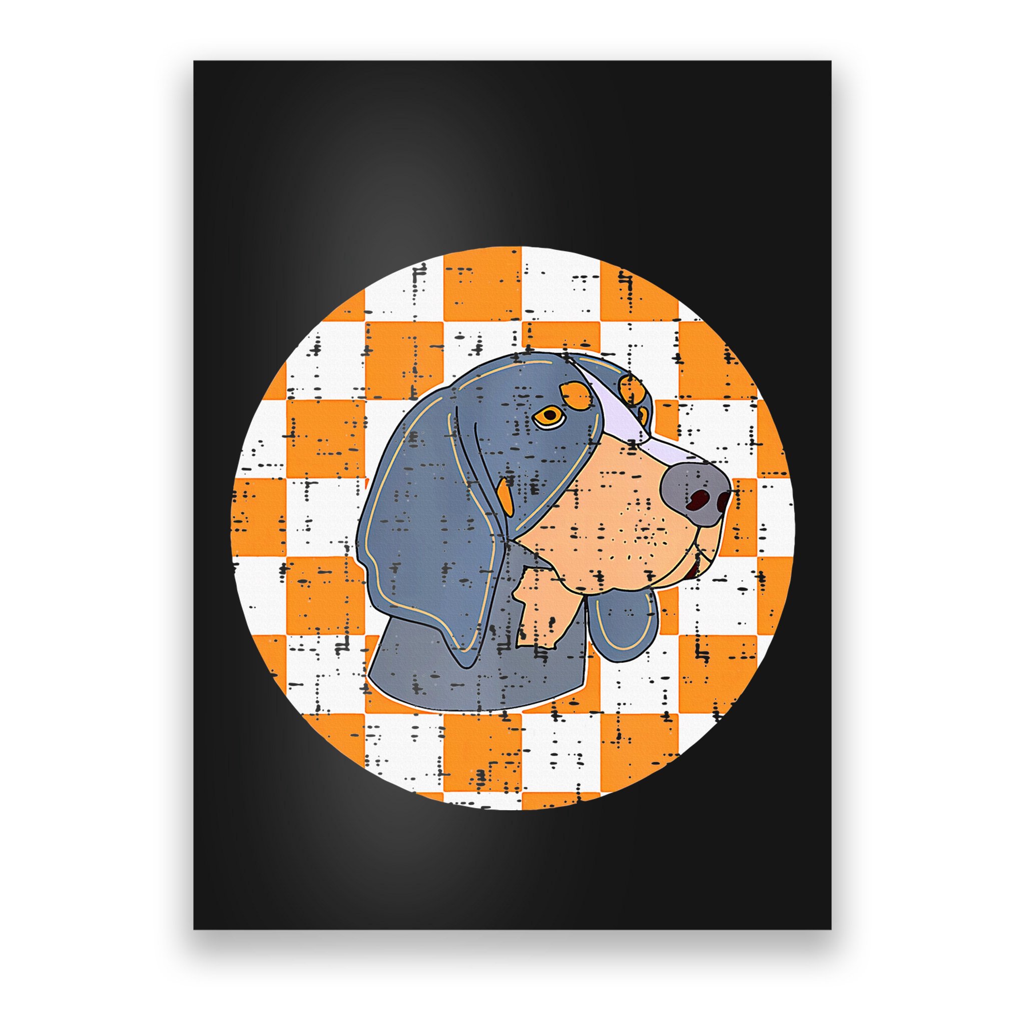 Tennessee Hound Dog Costume Tn Design Throwback Knoxville Poster