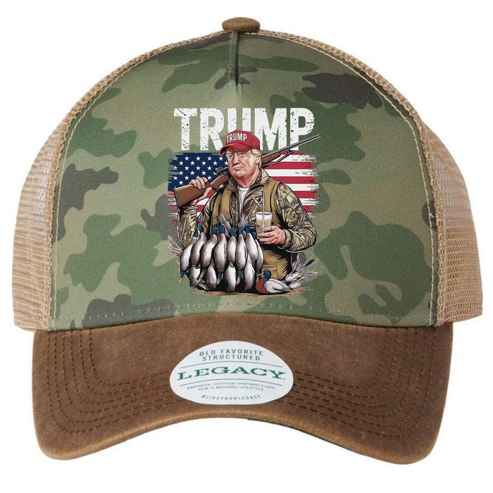 Trump Hunting Duck Hello Hunting Camo Hunting Legacy Tie Dye Trucker Hat