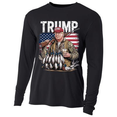 Trump Hunting Duck Hello Hunting Camo Hunting Cooling Performance Long Sleeve Crew