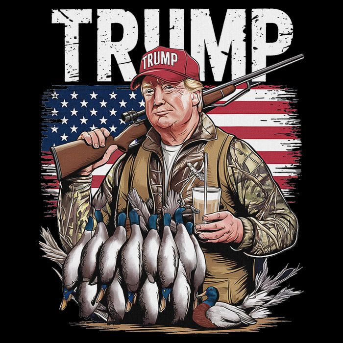 Trump Hunting Duck Hello Hunting Camo Hunting Youth Performance Sprint T-Shirt