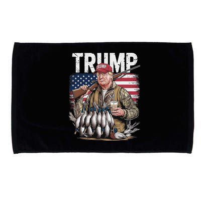 Trump Hunting Duck Hello Hunting Camo Hunting Microfiber Hand Towel