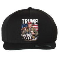 Trump Hunting Duck Hello Hunting Camo Hunting Wool Snapback Cap