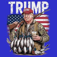 Trump Hunting Duck Hello Hunting Camo Hunting Long Sleeve Shirt