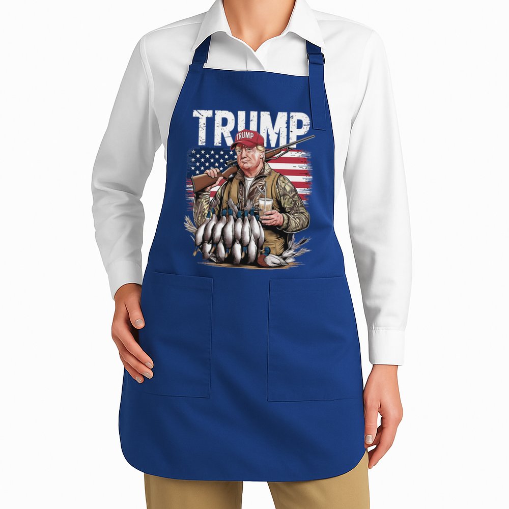Trump Hunting Duck Hello Hunting Camo Hunting Apron