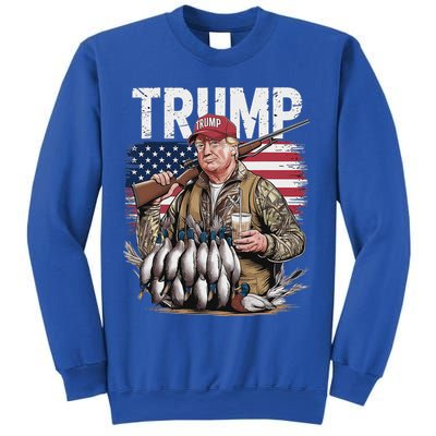 Trump Hunting Duck Hello Hunting Camo Hunting Sweatshirt