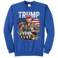 Trump Hunting Duck Hello Hunting Camo Hunting Sweatshirt