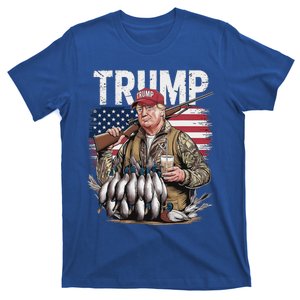 Trump Hunting Duck Hello Hunting Camo Hunting T-Shirt