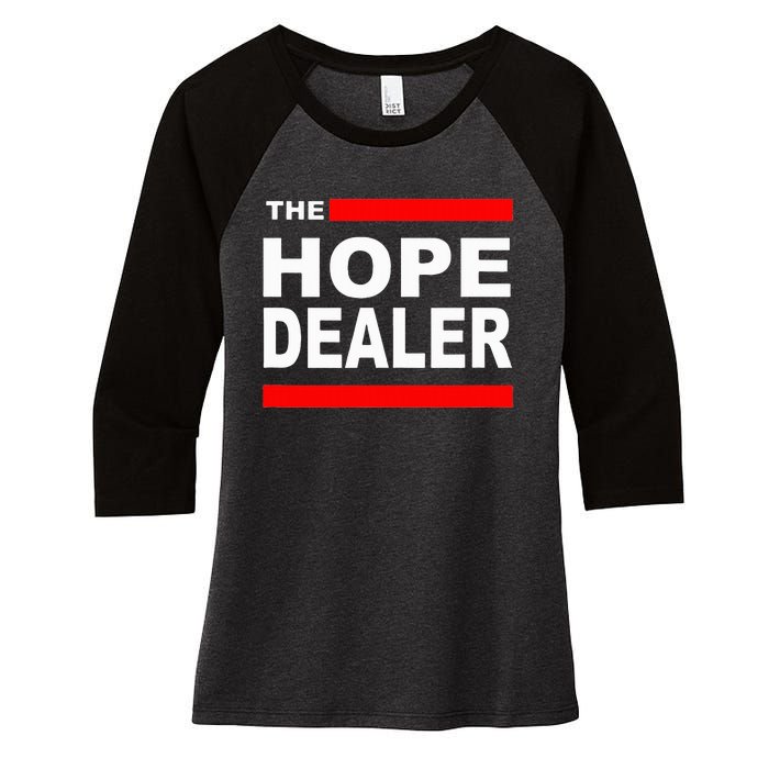 The Hope Dealer Women's Tri-Blend 3/4-Sleeve Raglan Shirt