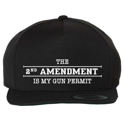 The 2nd Amendment Is My Gun Permit Wool Snapback Cap