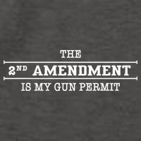 The 2nd Amendment Is My Gun Permit Vector Backpack