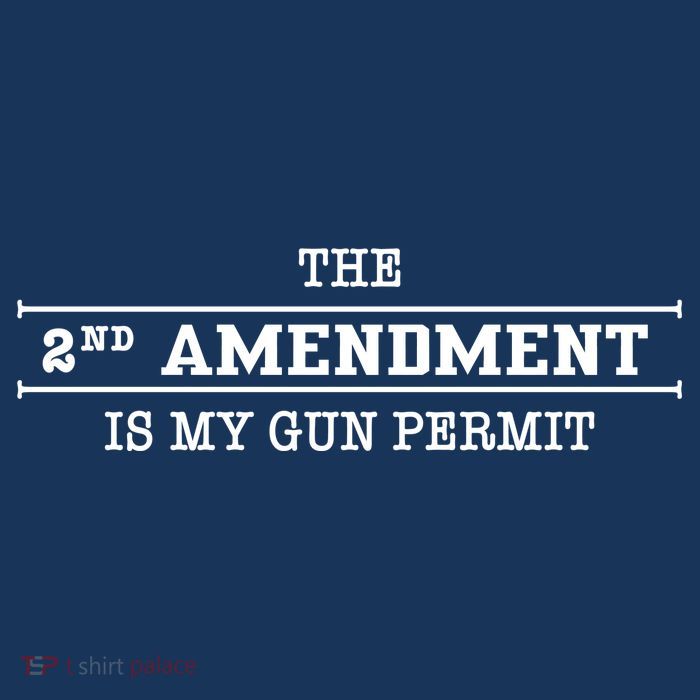 The 2nd Amendment Is My Gun Permit Toddler T-Shirt
