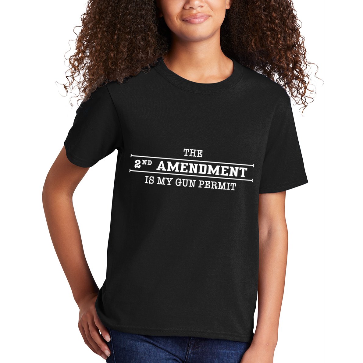 The 2nd Amendment Is My Gun Permit Kids T-Shirt