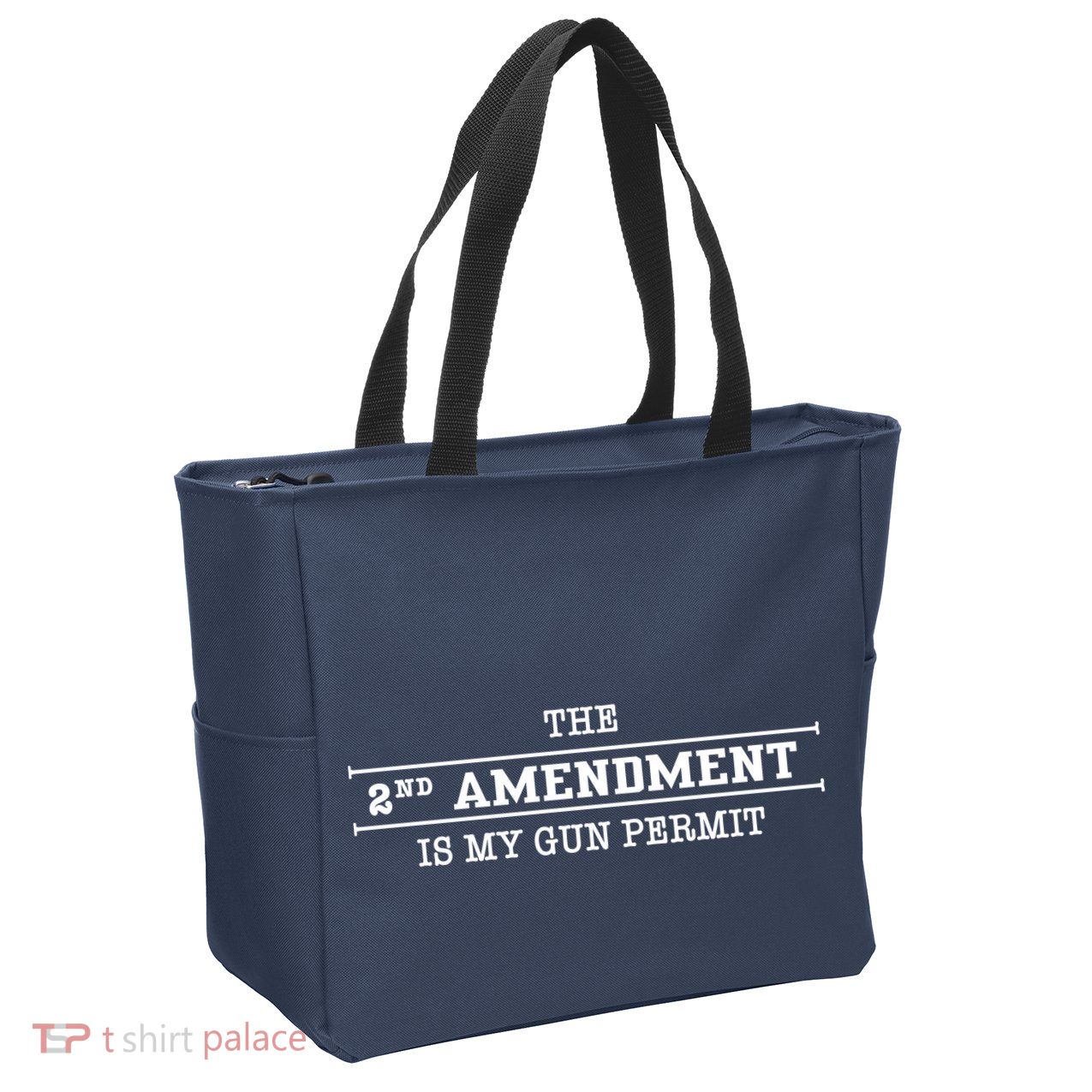 The 2nd Amendment Is My Gun Permit Zip Tote Bag