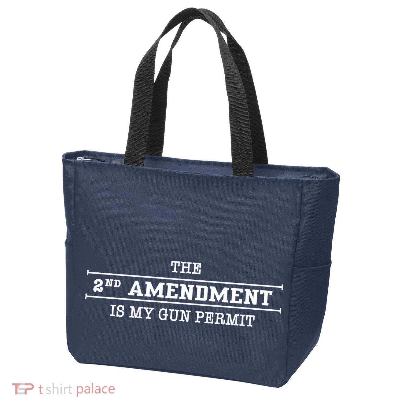 The 2nd Amendment Is My Gun Permit Zip Tote Bag