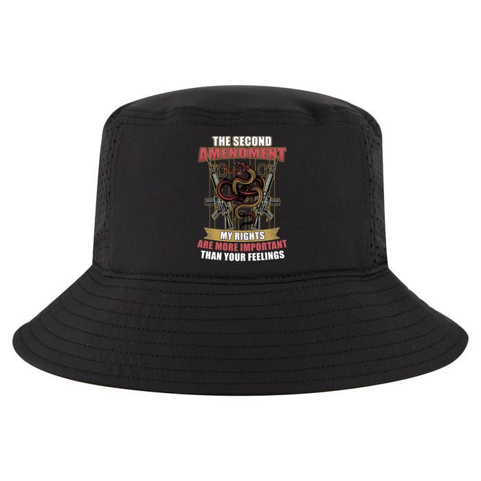 The 2nd Amendment My Rights Are More Important Than Your Feelings Cool Comfort Performance Bucket Hat