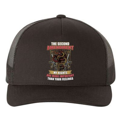 The 2nd Amendment My Rights Are More Important Than Your Feelings Yupoong Adult 5-Panel Trucker Hat